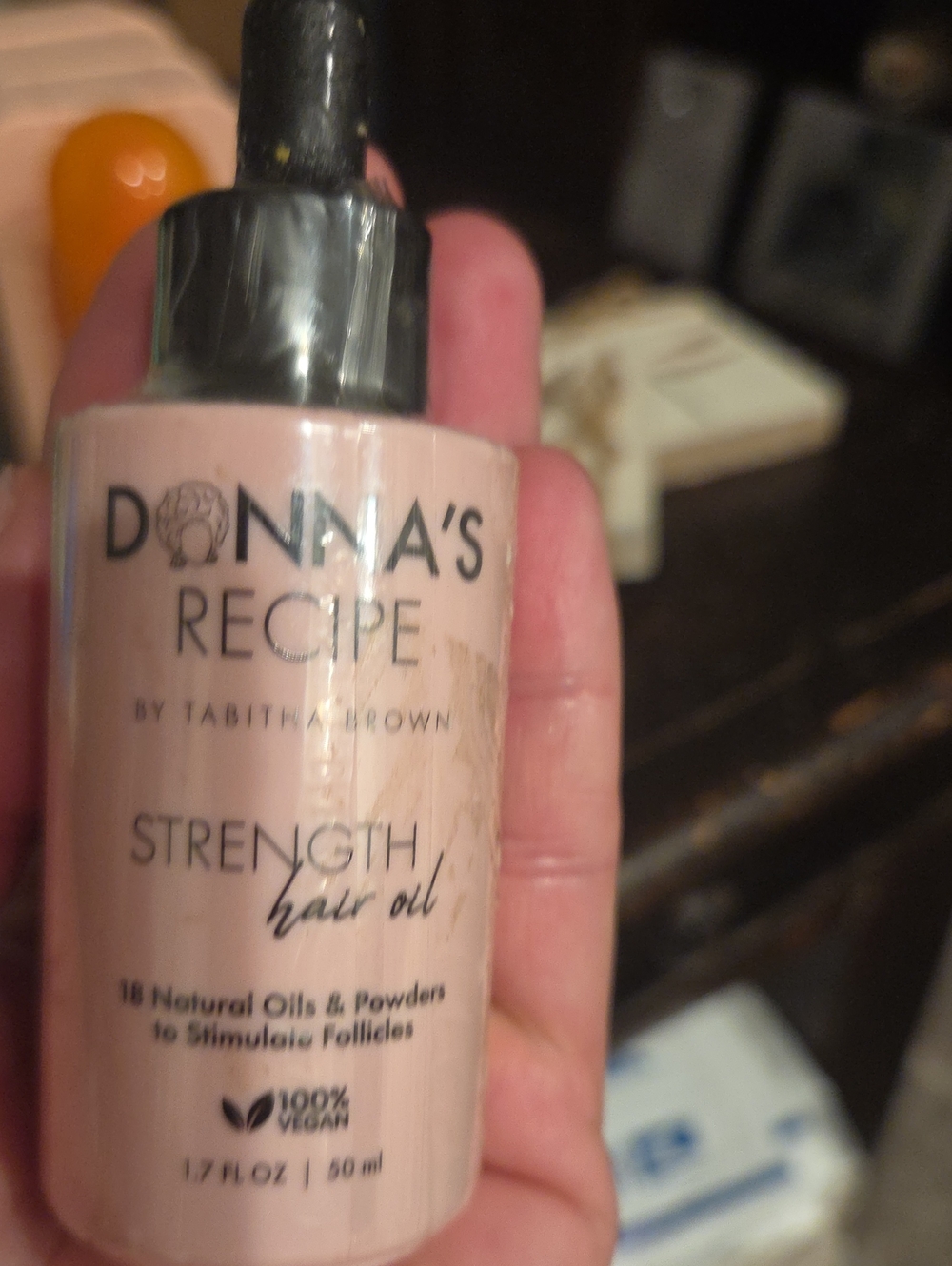 Donna's Recipe Strength Hair Oil — Pink